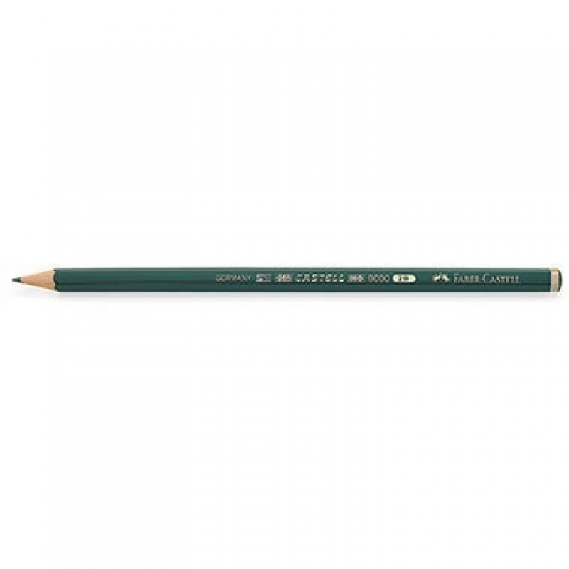 Faber-Castell Bleistift CASTELL 9000 119002 2B dunkelgrün Faber-Castell Bleistift CASTELL 9000 119002 2B dunkelgrün