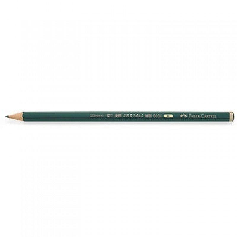 Faber-Castell Bleistift CASTELL 9000 119011 H dunkelgrün Faber-Castell Bleistift CASTELL 9000 119011 H dunkelgrün