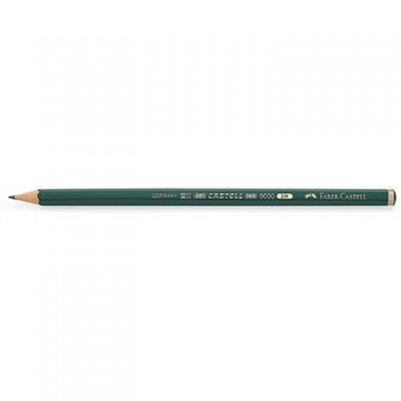 Faber-Castell Bleistift CASTELL 9000 119013 3H dunkelgrün Faber-Castell Bleistift CASTELL 9000 119013 3H dunkelgrün
