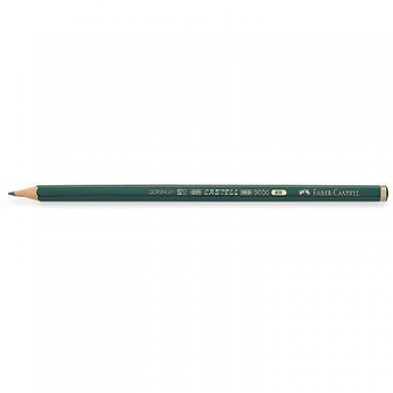 Faber-Castell Bleistift CASTELL 9000 119014 4H dunkelgrün Faber-Castell Bleistift CASTELL 9000 119014 4H dunkelgrün