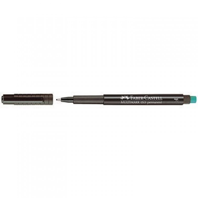 Faber Castell Folienschreiber MULTIMARK 151399 F mit Radierer sw Faber Castell Folienschreiber MULTIMARK 151399 F mit Radierer sw