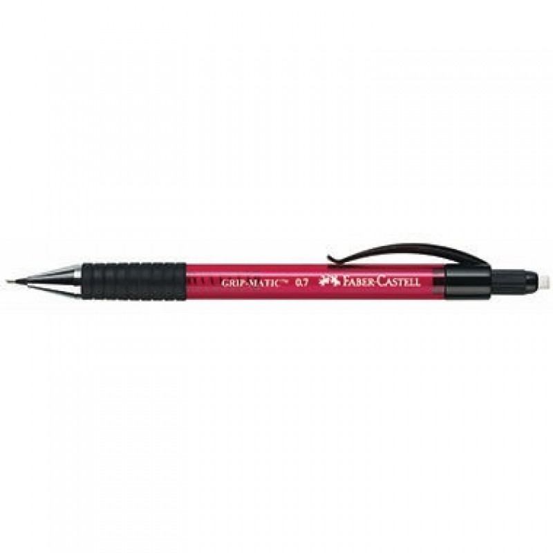 Faber-Castell Druckbleistift GRIP MATIC 137721 0,7mm B rot Faber-Castell Druckbleistift GRIP MATIC 137721 0,7mm B rot