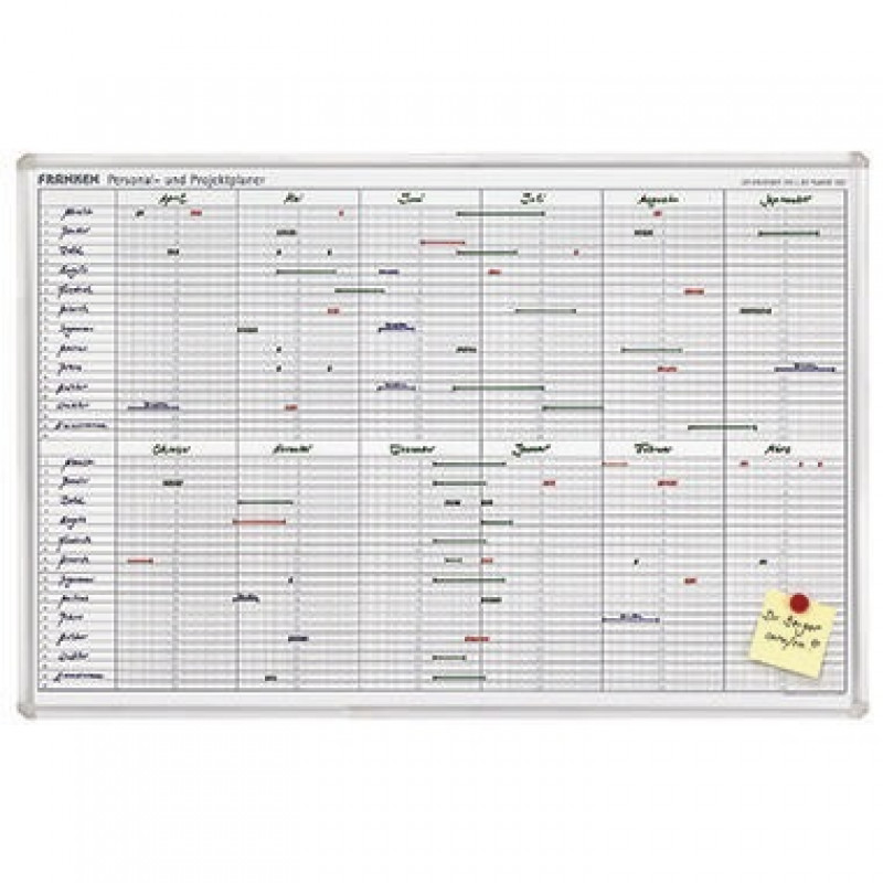 Franken Jahresplaner JK710 90x60cm 12Monate weiß Franken Jahresplaner JK710 90x60cm 12Monate weiß