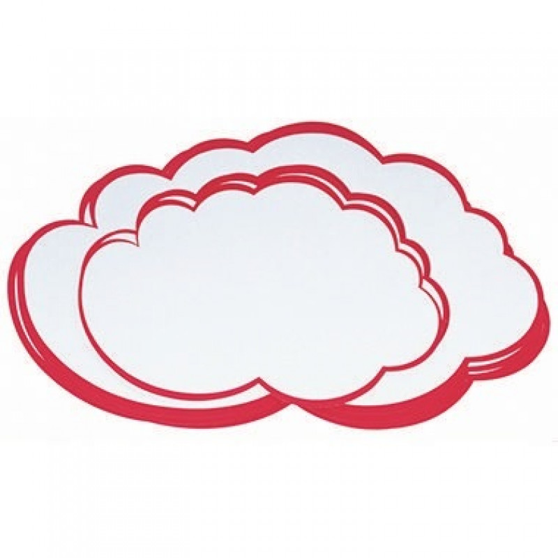 Franken Moderationskarte UMZ W 42x25cm Wolke ws/rt 20 St./Pack. Franken Moderationskarte UMZ W 42x25cm Wolke ws/rt 20 St./Pack.