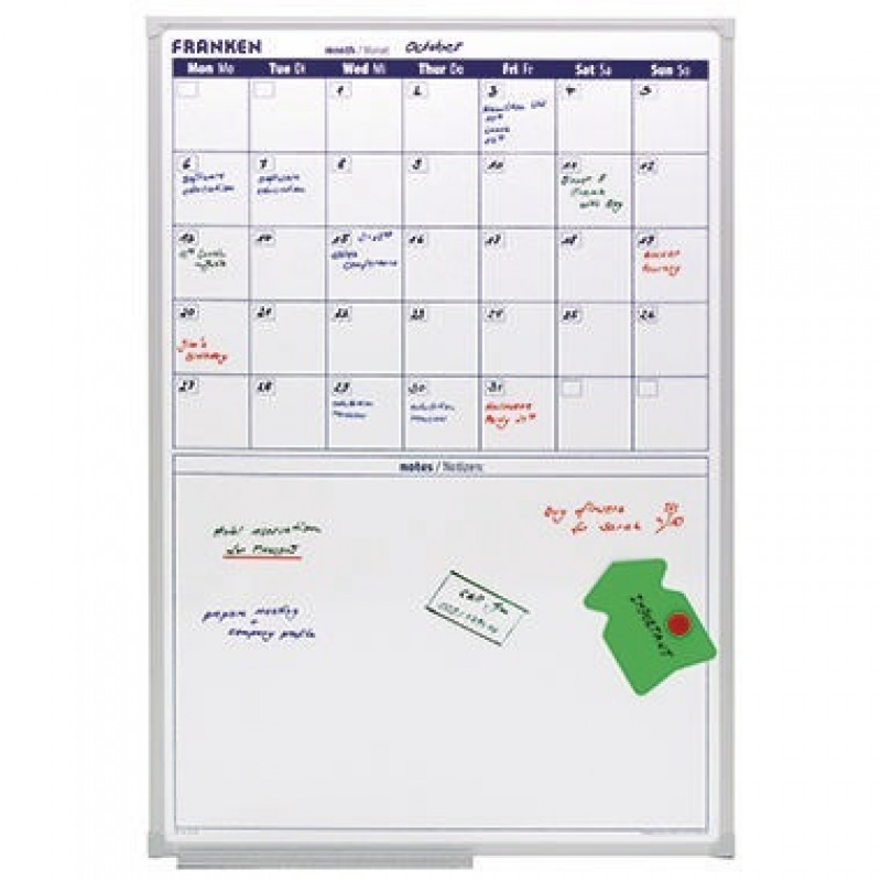 Franken Monatsplaner X-tra Line VO-18 60x90cm 5Wochen weiß