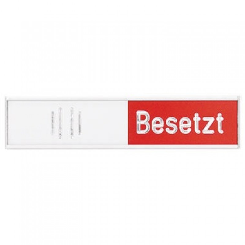 FRA Frei-Besetz-Anzeige deutsch 102x27,4mm al selbstkl. BS0117 FRA Frei-Besetz-Anzeige deutsch 102x27,4mm al selbstkl. BS0117