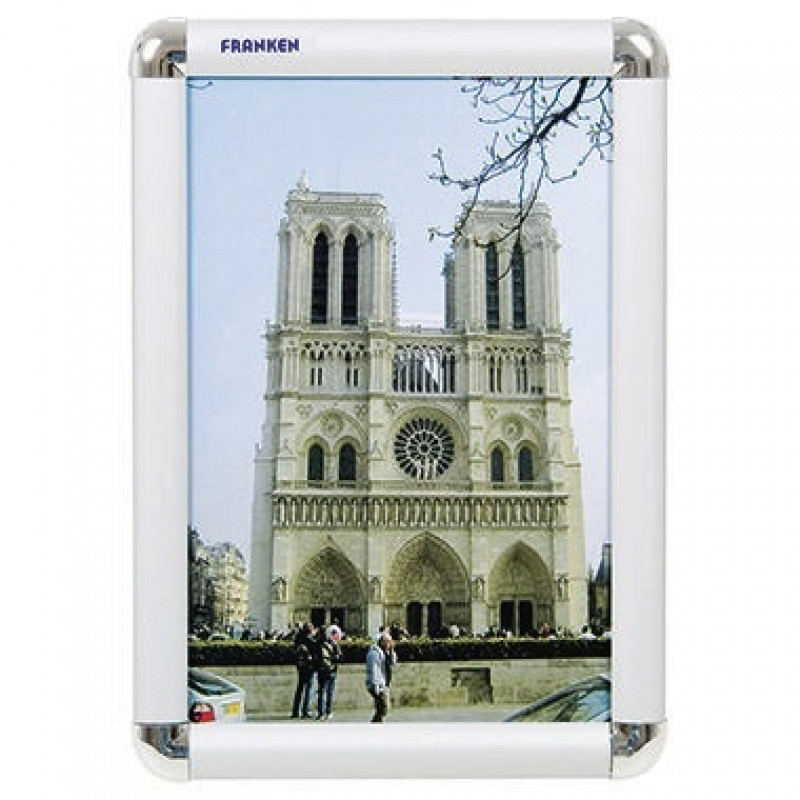 Franken Bilderwechselrahmen BS0701 24x32,7x1,2cm DIN A4 Aluminium si Franken Bilderwechselrahmen BS0701 24x32,7x1,2cm DIN A4 Aluminium si