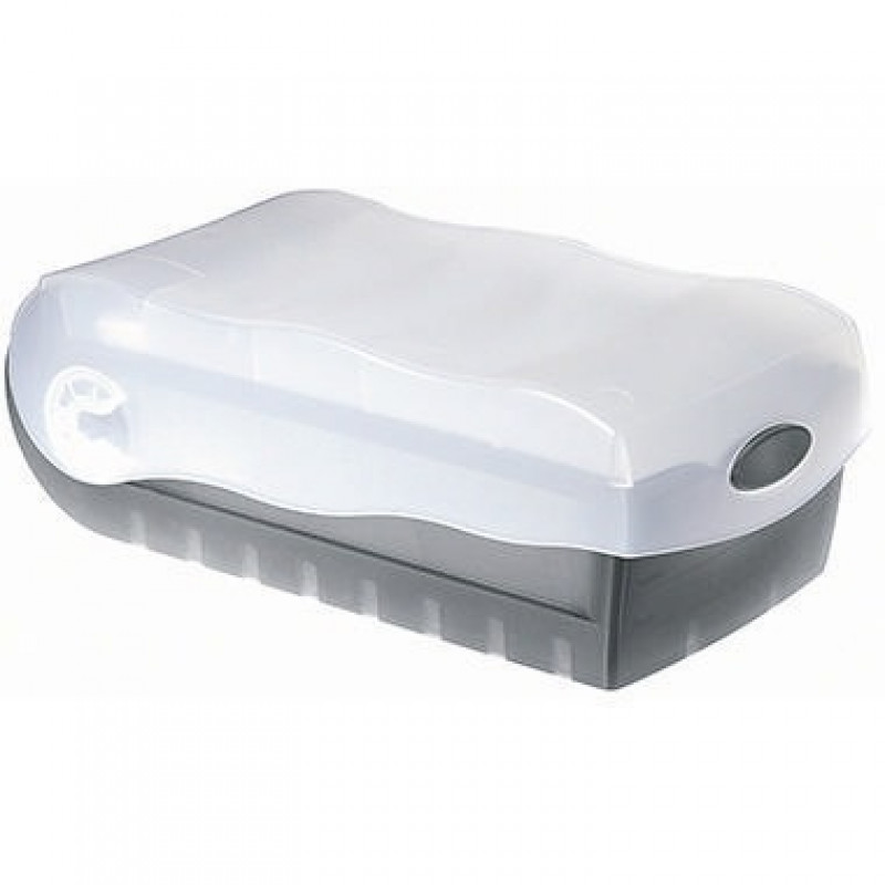 HAN Karteikasten CROCO 998-693 DIN A8 PP grau transluzent HAN Karteikasten CROCO 998-693 DIN A8 PP grau transluzent