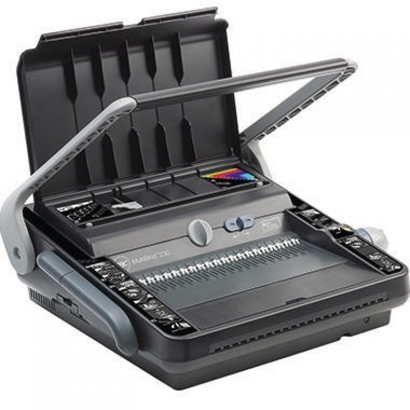 GBC Spiralbindegerät MultiBind 230 4400423 450Blatt schwarz/anthrazit GBC Spiralbindegerät MultiBind 230 4400423 450Blatt schwarz/anthrazit