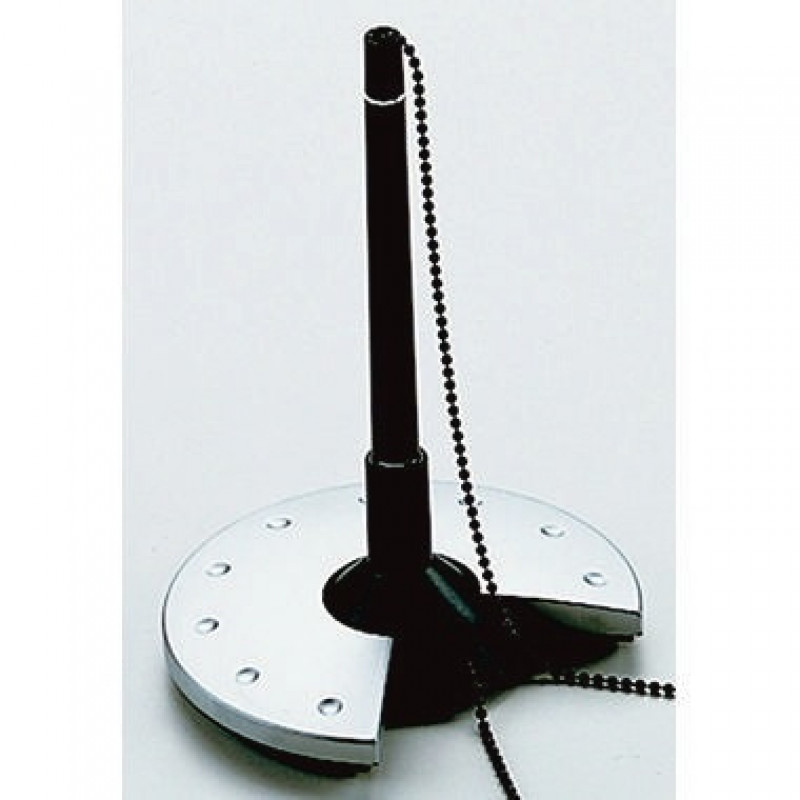 helit Kugelschreiberständer H6359095 10x15,5x10cm Kette sw/si helit Kugelschreiberständer H6359095 10x15,5x10cm Kette sw/si