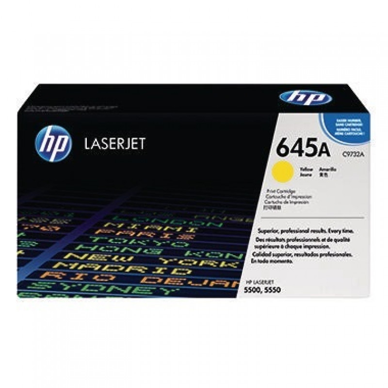 HP Toner C9732A 645A 12.000Seiten gelb