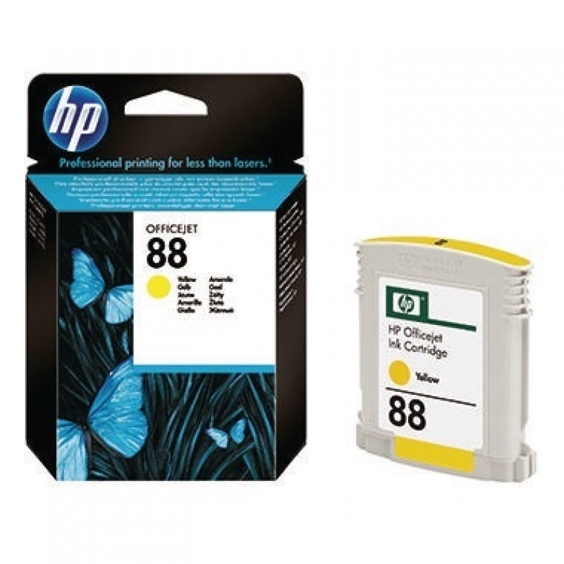 HP Tintenpatrone C9388AE Nr.88 616Seiten 10ml gelb HP Tintenpatrone C9388AE Nr.88 616Seiten 10ml gelb