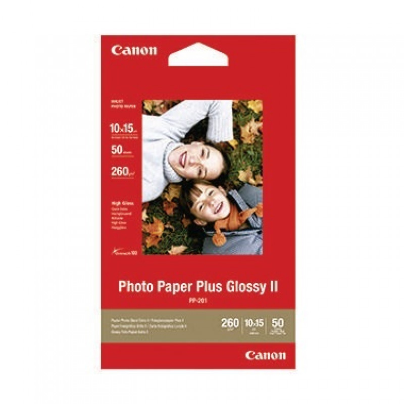 Canon Fotopapier Plus II PP201 2311B003 10x15cm 50 Bl./Pack. Canon Fotopapier Plus II PP201 2311B003 10x15cm 50 Bl./Pack.