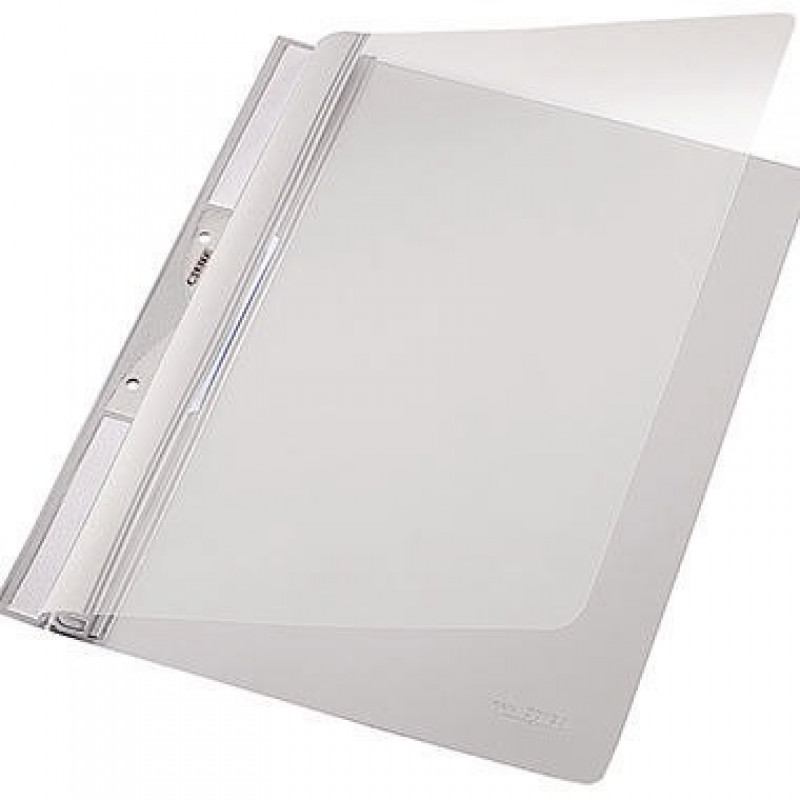 Leitz Einhakhefter 41900085 DIN A4 kfm. Heftung PVC grau Leitz Einhakhefter 41900085 DIN A4 kfm. Heftung PVC grau