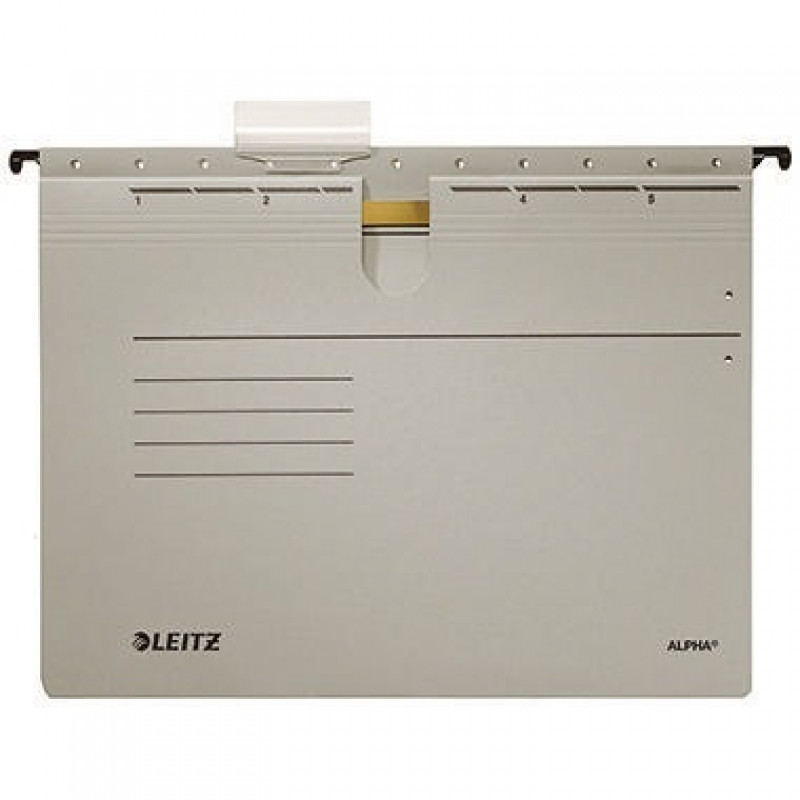 Leitz Hängehefter ALPHA 19840085 DIN A4 kfm. Heftung grau