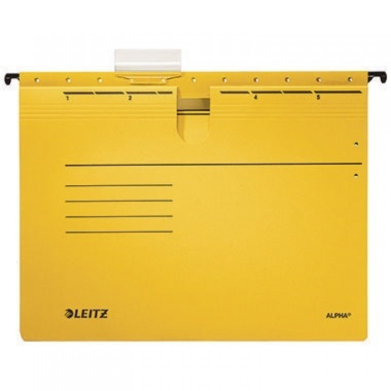 Leitz Hängehefter ALPHA 19840015 DIN A4 kfm. Heftung gelb Leitz Hängehefter ALPHA 19840015 DIN A4 kfm. Heftung gelb