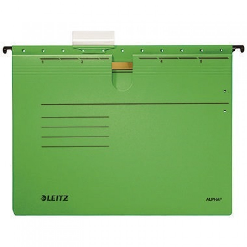 Leitz Hängehefter ALPHA 19840055 DIN A4 kfm. Heftung grün