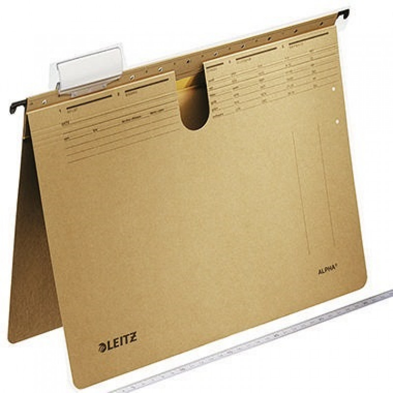 Leitz Hängehefter ALPHA 19940000 DIN A4 Amtsheftung naturbraun Leitz Hängehefter ALPHA 19940000 DIN A4 Amtsheftung naturbraun