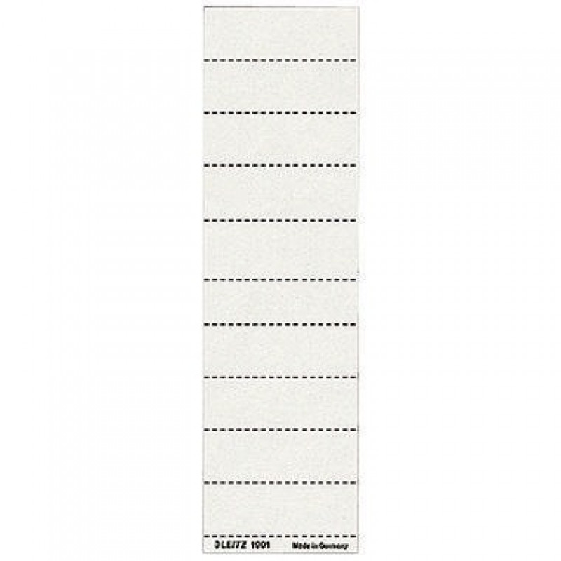 Leitz Beschriftungsschild 19010001 blanko 4zeilig weiß 100 St./Pack. Leitz Beschriftungsschild 19010001 blanko 4zeilig weiß 100 St./Pack.