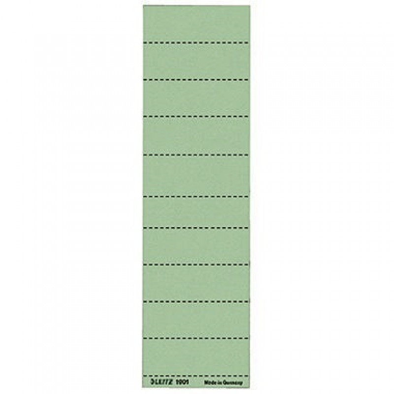 Leitz Beschriftungsschild 19010055 blanko 4zeilig grün 100 St./Pack. Leitz Beschriftungsschild 19010055 blanko 4zeilig grün 100 St./Pack.