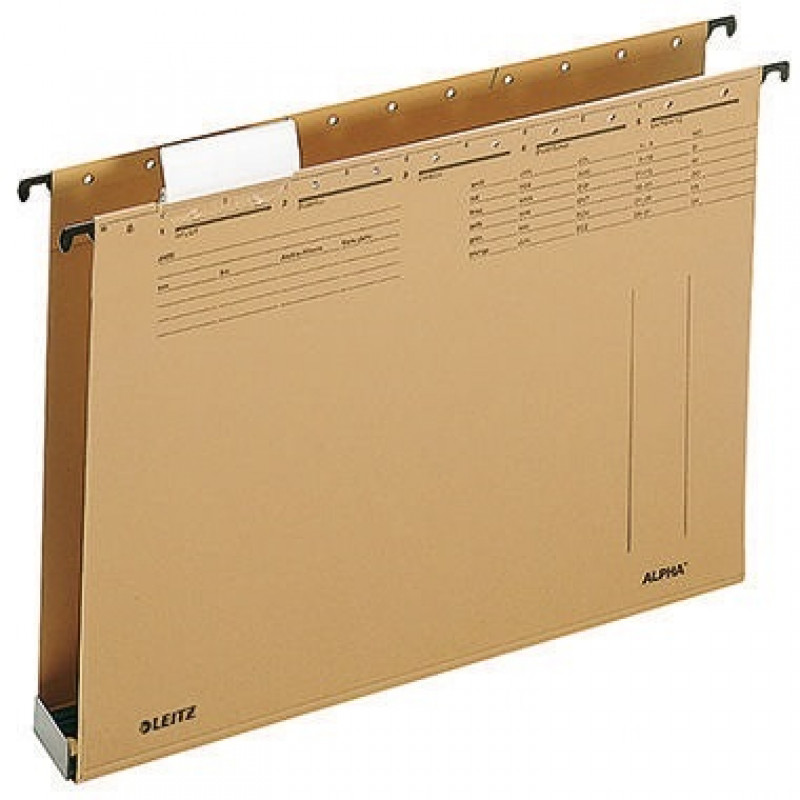 Leitz Hängesammler ALPHA 19420000 DIN A4 40mm Karton braun Leitz Hängesammler ALPHA 19420000 DIN A4 40mm Karton braun