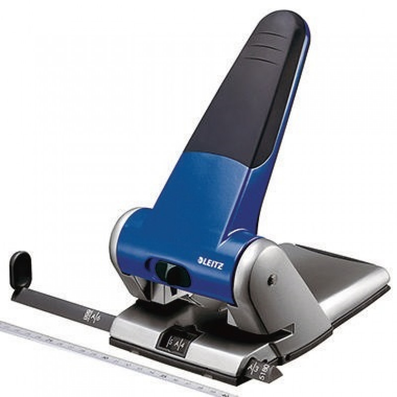 Leitz Registraturlocher 51800035 max. 65Blatt Aluminium blau Leitz Registraturlocher 51800035 max. 65Blatt Aluminium blau