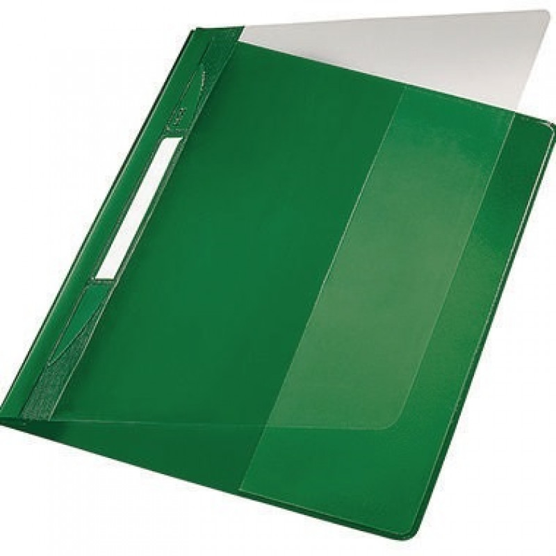 Leitz Schnellhefter 41940055 DIN A4 Falz PVC grün