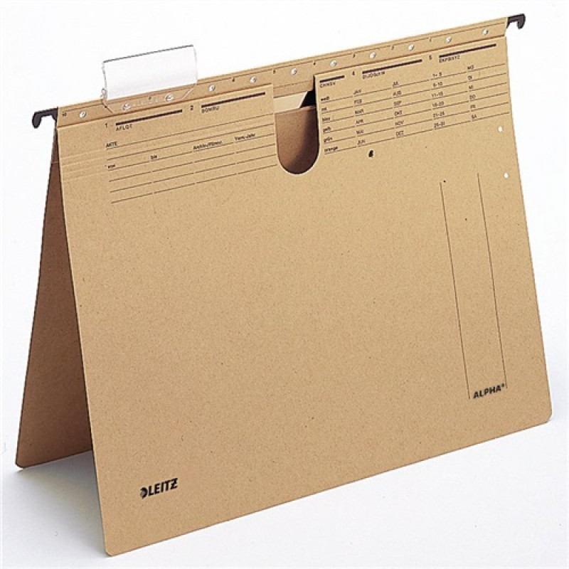 Leitz Hängehefter ALPHA 19140000 DIN A4 kfm. Heftung braun