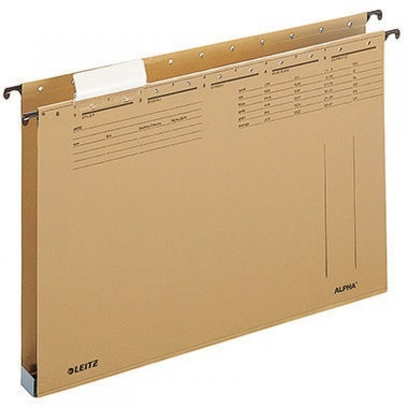 Leitz Hängesammler ALPHA 19430000 DIN A4 28mm Karton braun Leitz Hängesammler ALPHA 19430000 DIN A4 28mm Karton braun