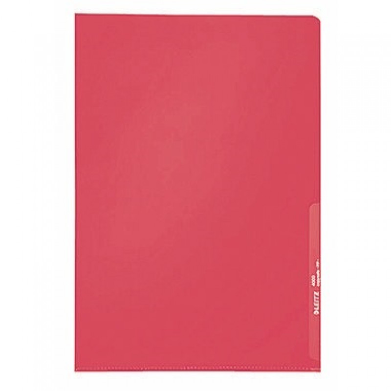 Leitz Sichthülle 40000025 DIN A4 0,13mm PP rot Leitz Sichthülle 40000025 DIN A4 0,13mm PP rot