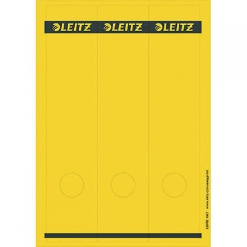 Leitz Ordneretikett 16870015 lang/breit Papier gelb 75 St./Pack. Leitz Ordneretikett 16870015 lang/breit Papier gelb 75 St./Pack.