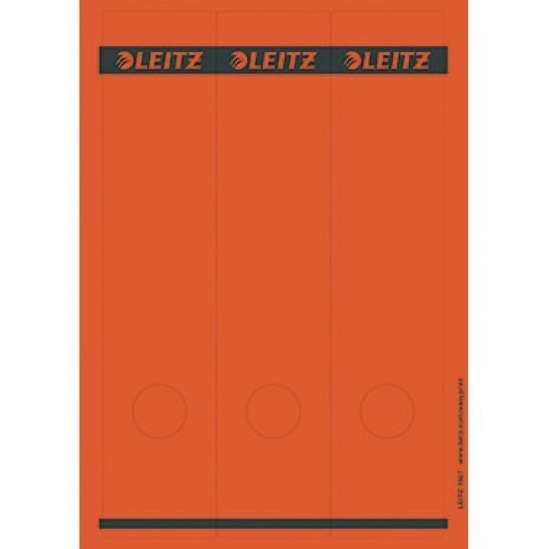 Leitz Ordneretikett 16870025 lang/breit Papier rot 75 St./Pack.