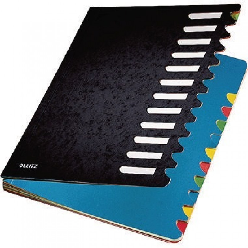 Leitz Ordnungsmappe Deskorganizer Color 59120095 12Fächer schwarz Leitz Ordnungsmappe Deskorganizer Color 59120095 12Fächer schwarz