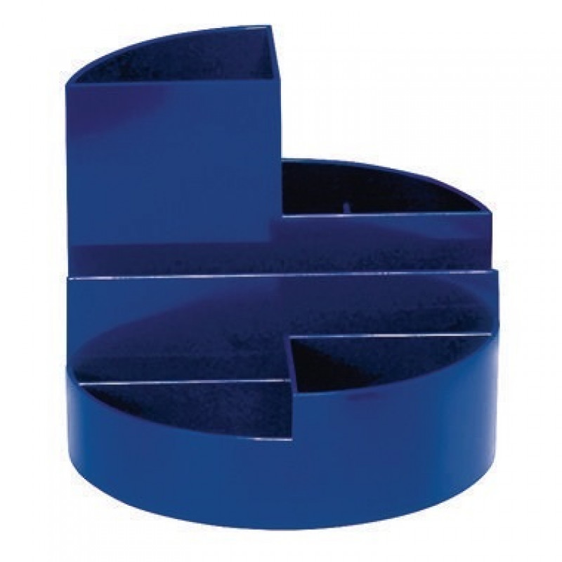MAUL Stifteköcher 4117637 rund 6Fächer Kunststoff blau MAUL Stifteköcher 4117637 rund 6Fächer Kunststoff blau