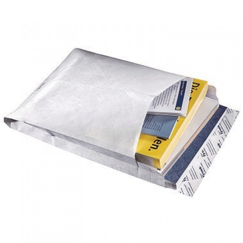 Tyvek Faltentasche 00067183 B4/38F 54g oF hk weiß 20 St./Pack. Tyvek Faltentasche 00067183 B4/38F 54g oF hk weiß 20 St./Pack.