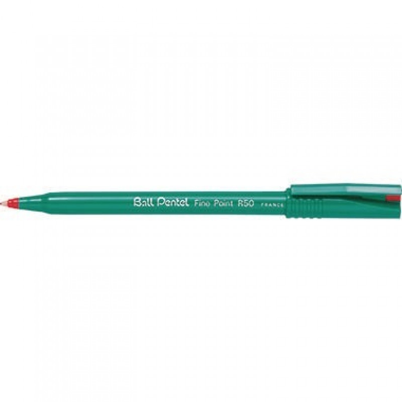 Pentel Tintenroller Ball R50-B 0,4mm Kappenmodell rot Pentel Tintenroller Ball R50-B 0,4mm Kappenmodell rot