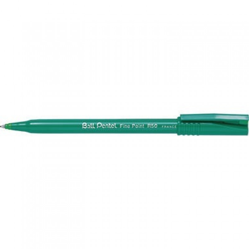 Pentel Tintenroller Ball R50-D 0,4mm Kappenmodell grün Pentel Tintenroller Ball R50-D 0,4mm Kappenmodell grün