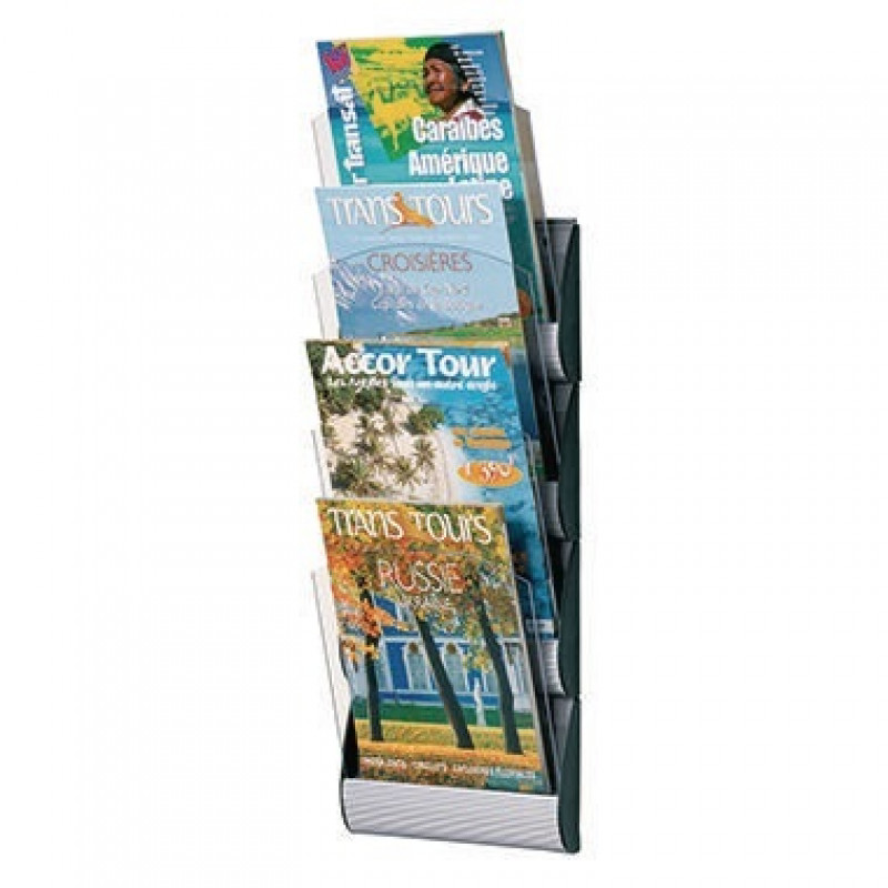 Paperflow Wandprospekthalter INTEGRAL 4064X4.35 DIN A4 alu Paperflow Wandprospekthalter INTEGRAL 4064X4.35 DIN A4 alu