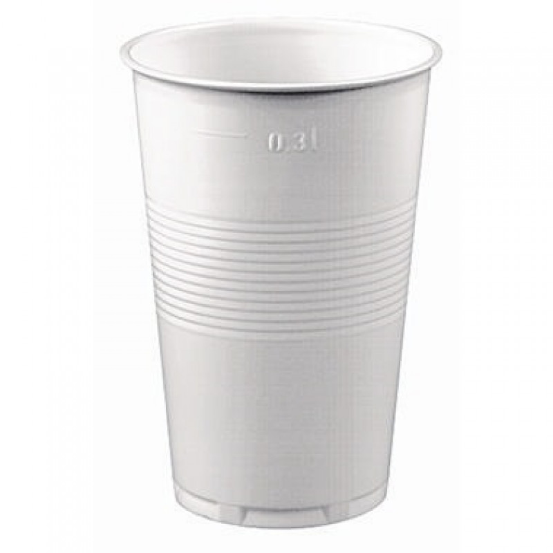 PAPSTAR Trinkbecher 16126 0,3l PS weiß 80 St./Pack.
