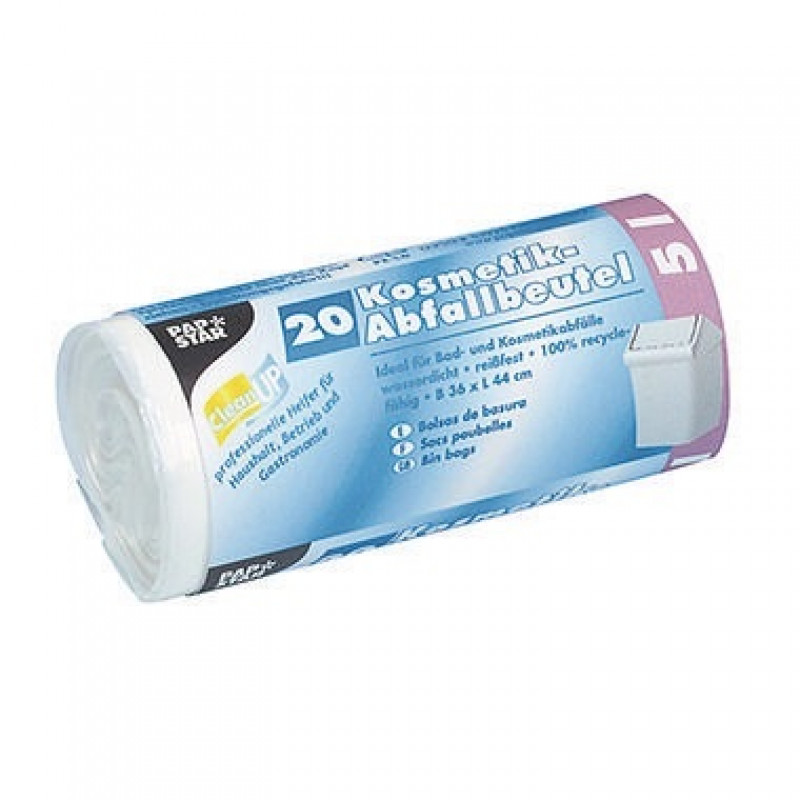 PAPSTAR Müllbeutel 12057 44x36cm 5l weiß 20 St./Rolle PAPSTAR Müllbeutel 12057 44x36cm 5l weiß 20 St./Rolle