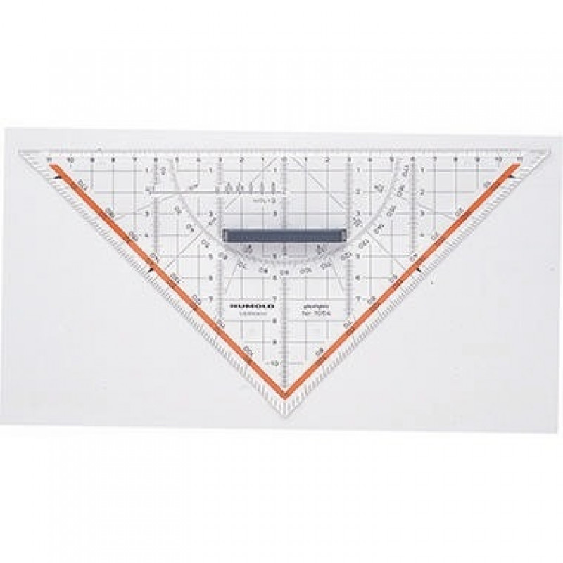 RUMOLD Zeichendreieck 1054 25cm Plexiglas transparent RUMOLD Zeichendreieck 1054 25cm Plexiglas transparent