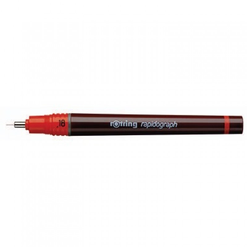 rotring Tuschefüller rapidograph S0203150 1903476 0,18mm rot