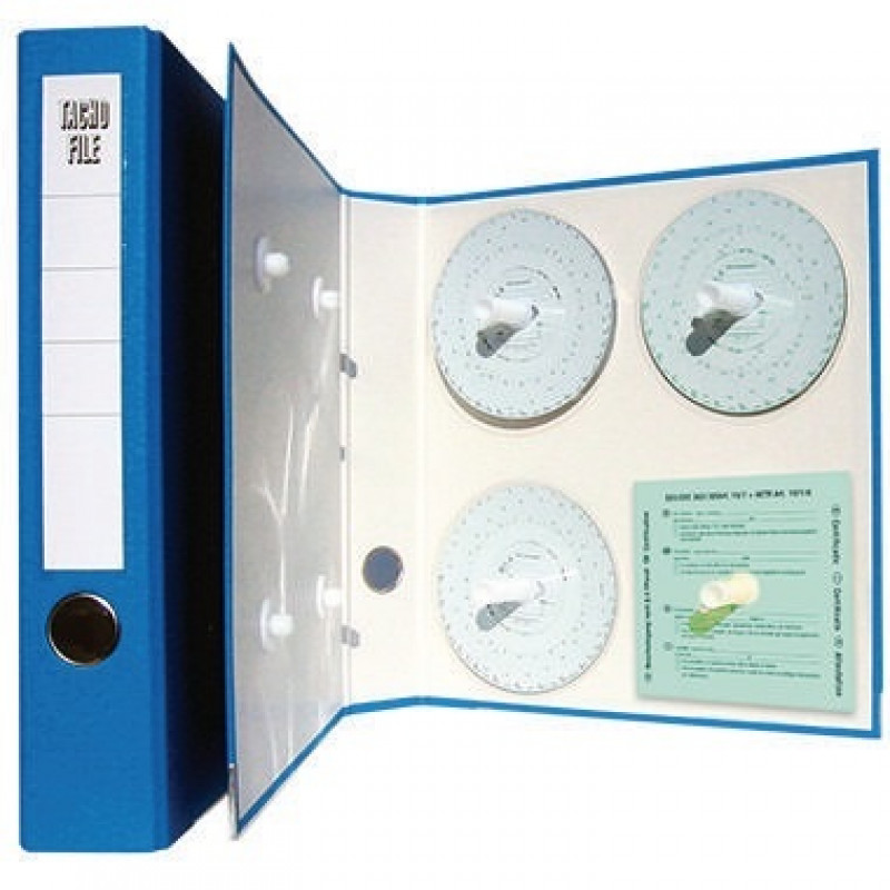 HAUG Ordner 900 400 DIN A4 für Tachoscheiben PVC blau HAUG Ordner 900 400 DIN A4 für Tachoscheiben PVC blau