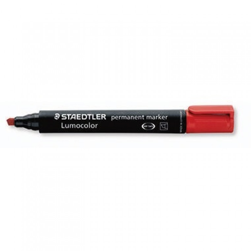 STAEDTLER Permanentmarker Lumocolor 350-2 1-5mm Keilspitze rot STAEDTLER Permanentmarker Lumocolor 350-2 1-5mm Keilspitze rot