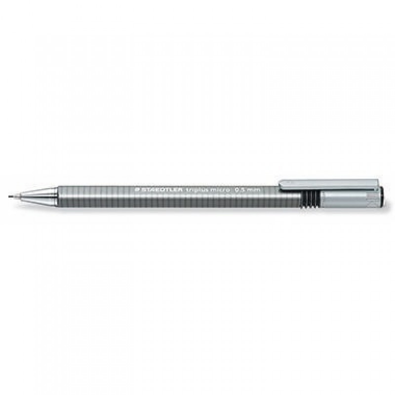 STAEDTLER Druckbleistift triplus micro 774 25 0,5mm B +Radierer grau STAEDTLER Druckbleistift triplus micro 774 25 0,5mm B +Radierer grau