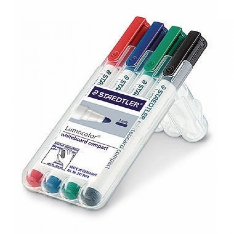 STAEDTLER Whiteboardmarker Lumocolor 341 WP4 4 St./Pack STAEDTLER Whiteboardmarker Lumocolor 341 WP4 4 St./Pack