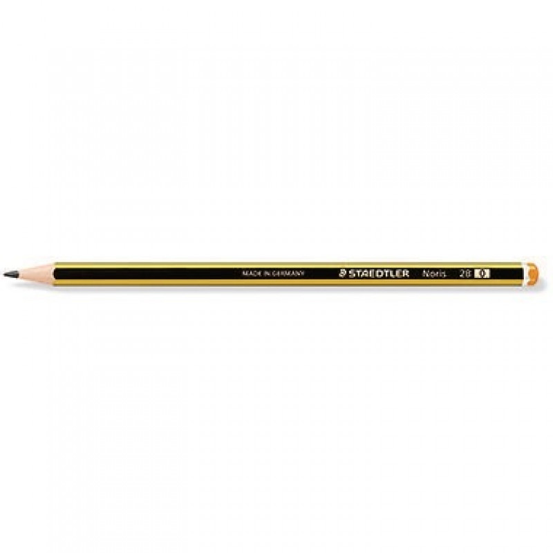 STAEDTLER Bleistift Noris 120-0 2B sechskantform gelb/schwarz STAEDTLER Bleistift Noris 120-0 2B sechskantform gelb/schwarz