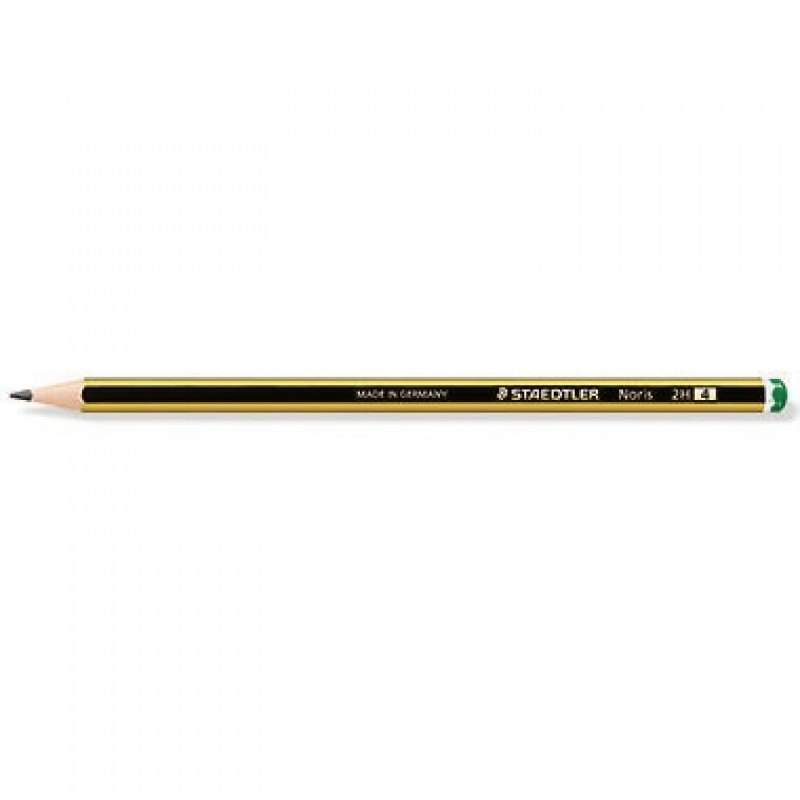 STAEDTLER Bleistift Noris 120-4 2H sechskantform gelb/schwarz STAEDTLER Bleistift Noris 120-4 2H sechskantform gelb/schwarz