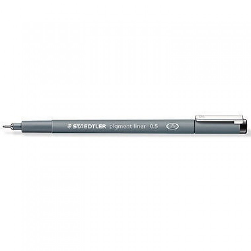 STAEDTLER Fineliner pigment liner 308 05-9 0,5mm schwarz STAEDTLER Fineliner pigment liner 308 05-9 0,5mm schwarz