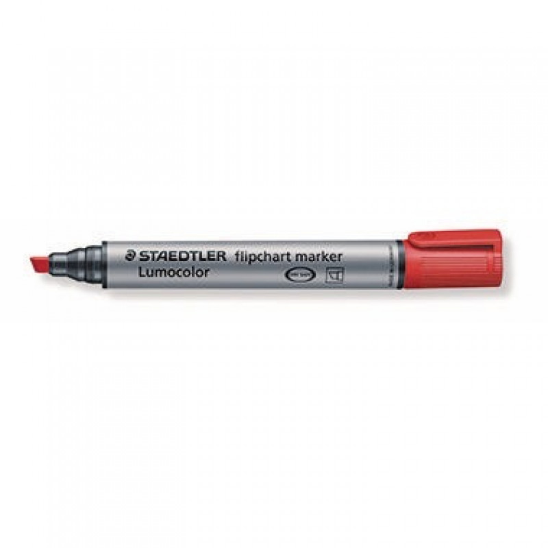 STAEDTLER Flipchartmaker Lumocolor 356 B-2 2-5mm Keilspitze rot STAEDTLER Flipchartmaker Lumocolor 356 B-2 2-5mm Keilspitze rot
